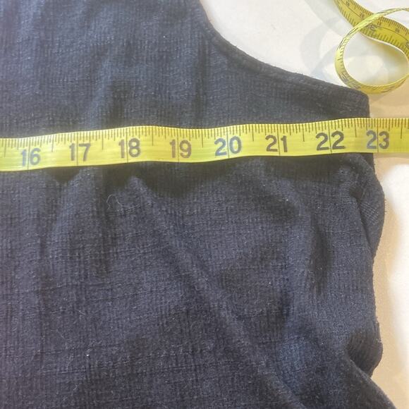 Max Studio Black Casual Peplum Sleeveless Top Tank Flowy Summer Loose Fit Sz 3x - Picture 7 of 7